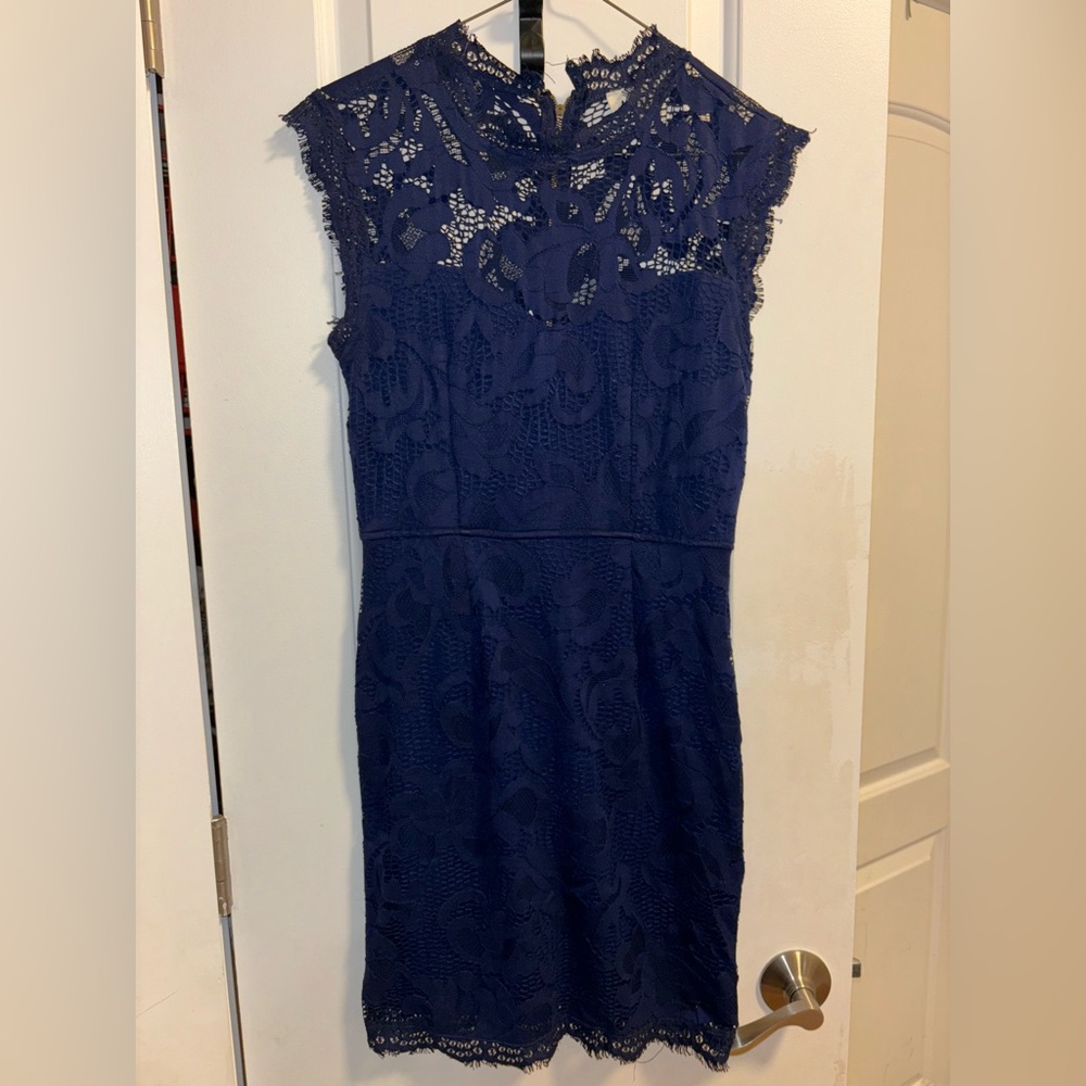 Sans Souci Navy Lace Garment